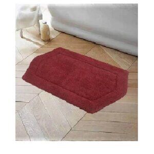 Home Weavers Waterford Bath Rug 21" x 34" Red 100% Cotton New